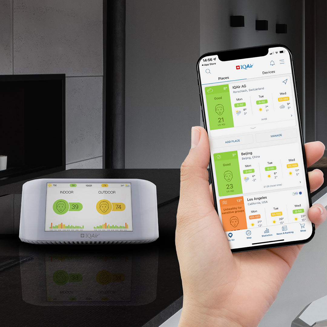 IQAir AirVisual Pro | 室内空气质量监测仪